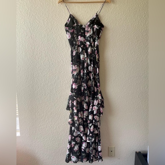 Floral Ruffled Maxi Dress - Picture 2 of 5